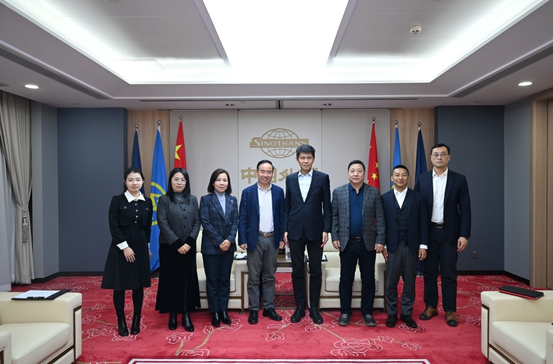 馬增榮一行赴中國外運股份有限公司調研